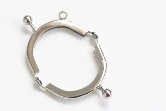 4cm Silver/Bronze Purse Frame Mini Bag Frame 4x2.5cm