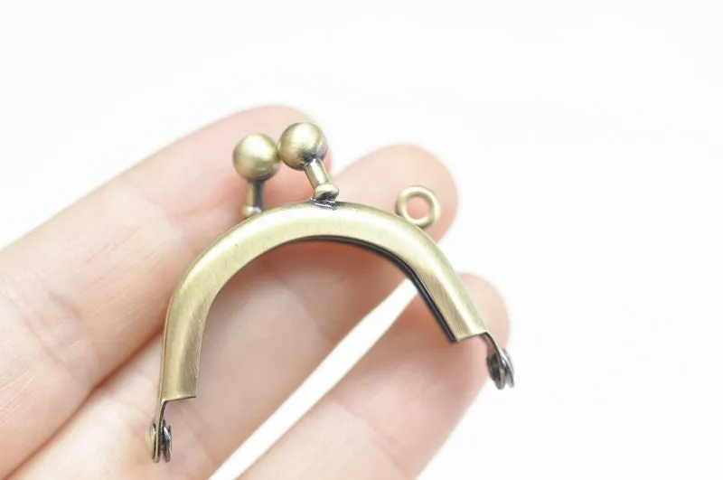 4cm Silver/Bronze Purse Frame Mini Bag Frame 4x2.5cm