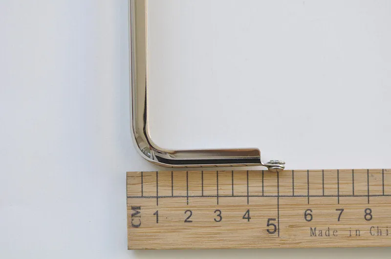 7" Purse Frame Clutch Bag Glue-In Style Bag Rectangular Purse Frame 18cm x 5cm ( 7"x 2" )
