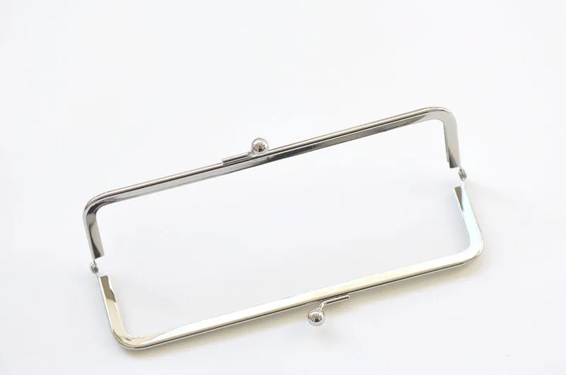 7" Purse Frame Clutch Bag Glue-In Style Bag Rectangular Purse Frame 18cm x 5cm ( 7"x 2" )