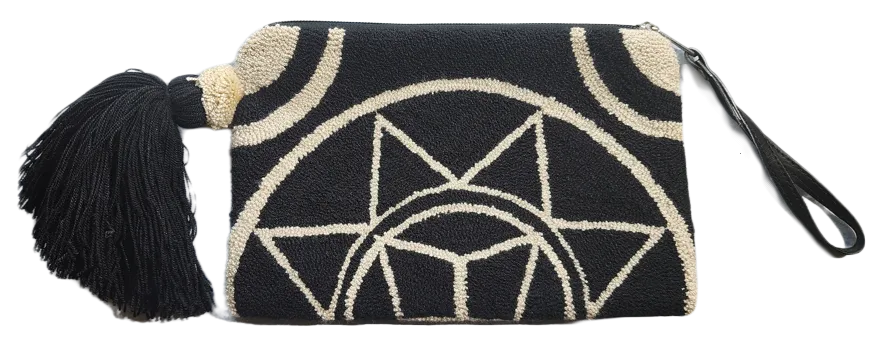 Alora Handmade Wayuu Punch-needle Clutch