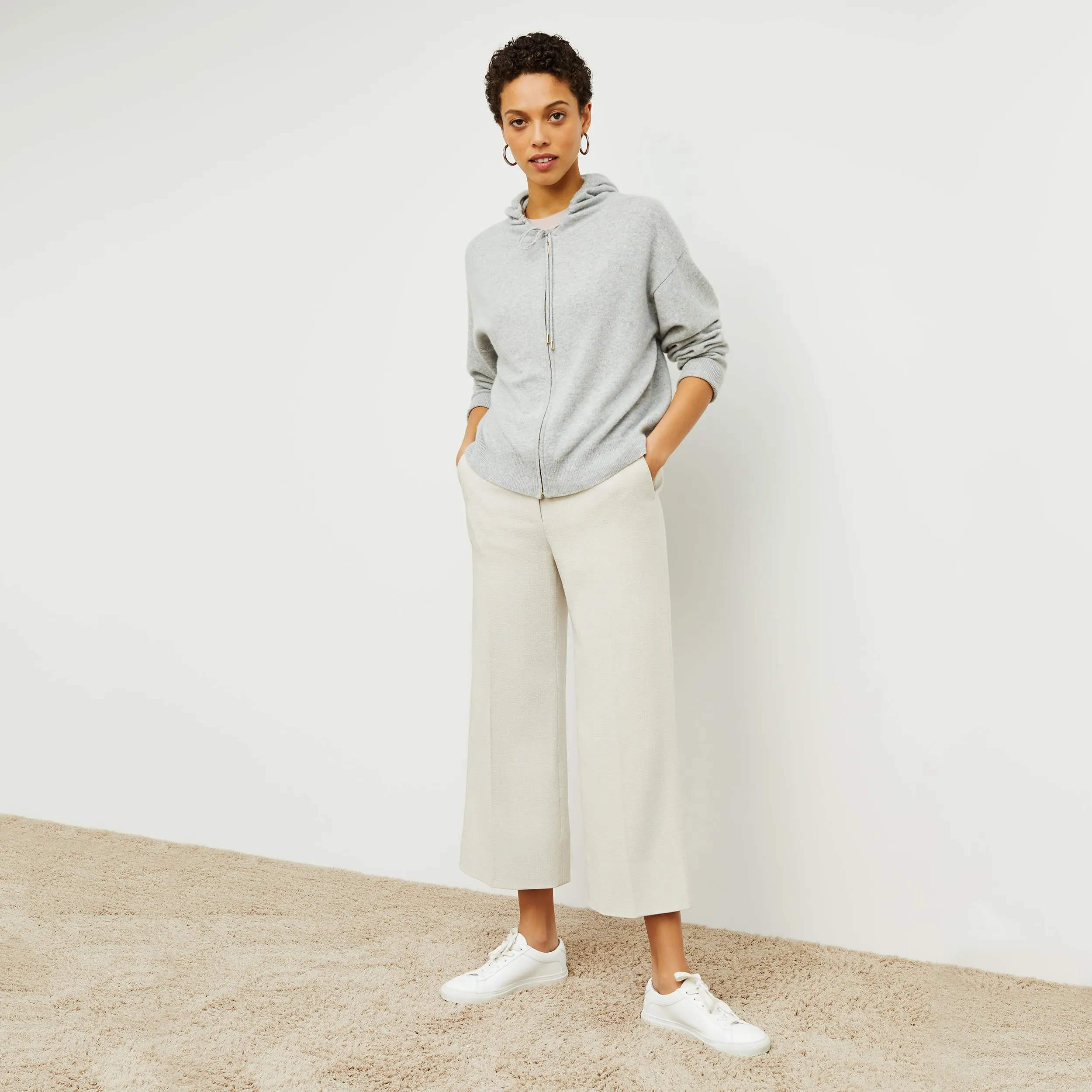 Anderson Pant - Textured Suiting :: Magnolia