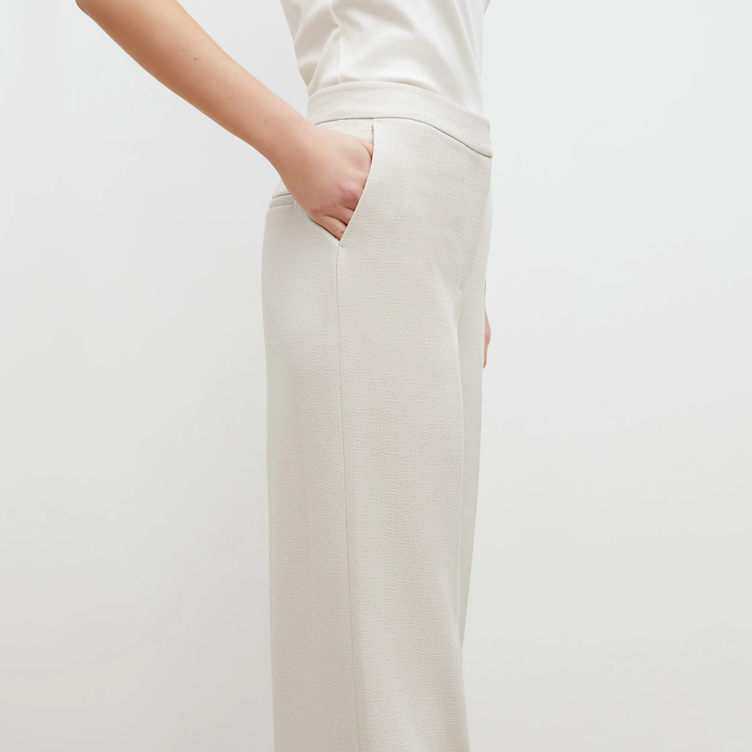 Anderson Pant - Textured Suiting :: Magnolia