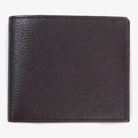 Barbour Amble Billfold Wallet - Dark Brown