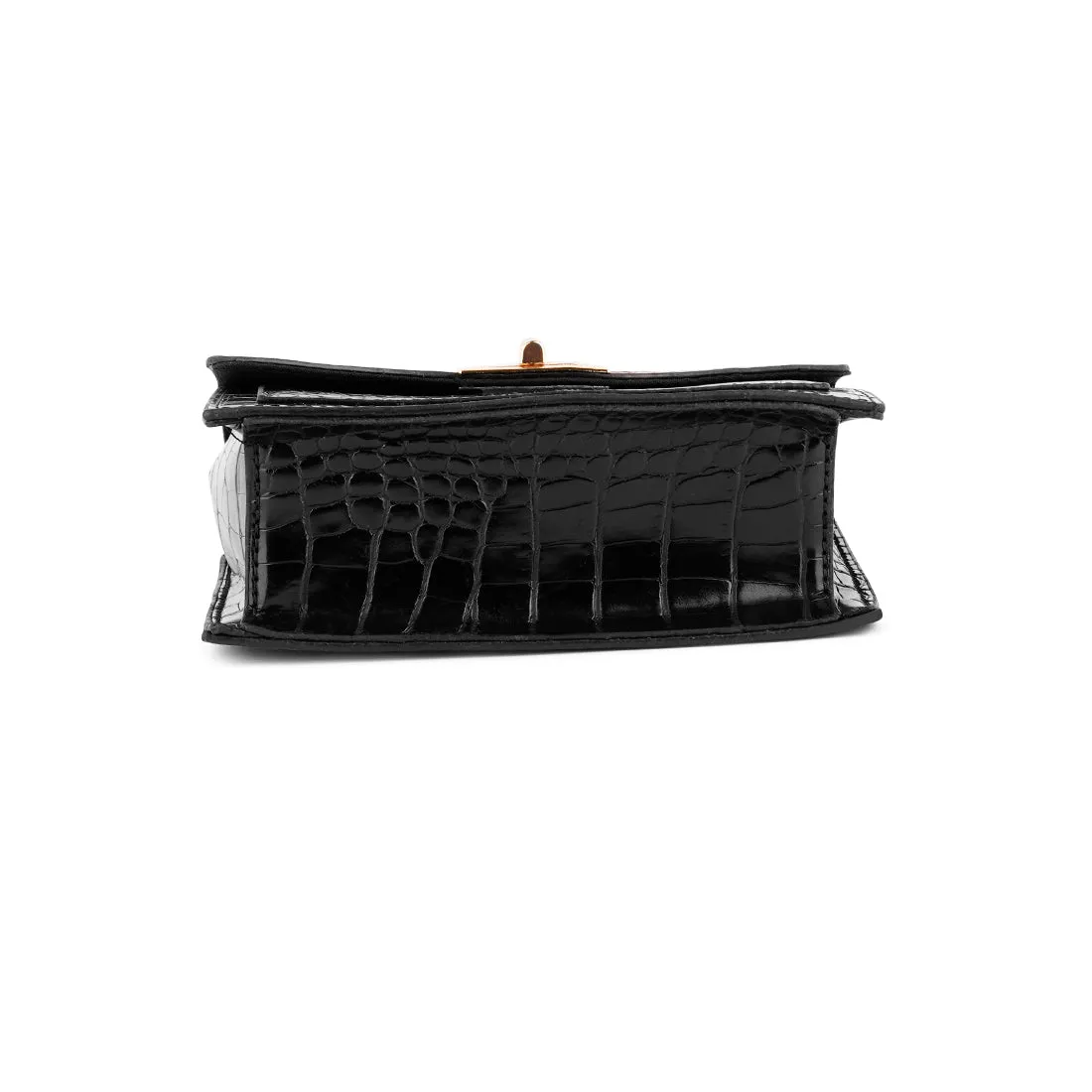 Black Multi Strap Mini Clutch Sling Bag