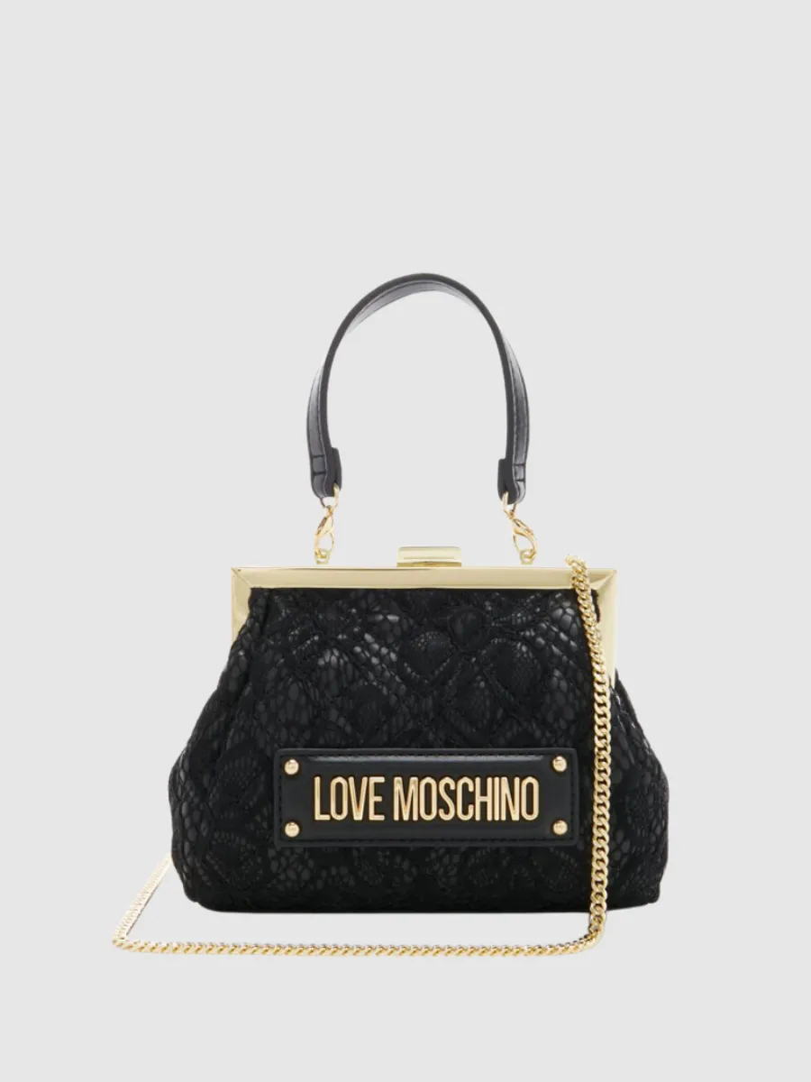 Clutch renda Love Moschino