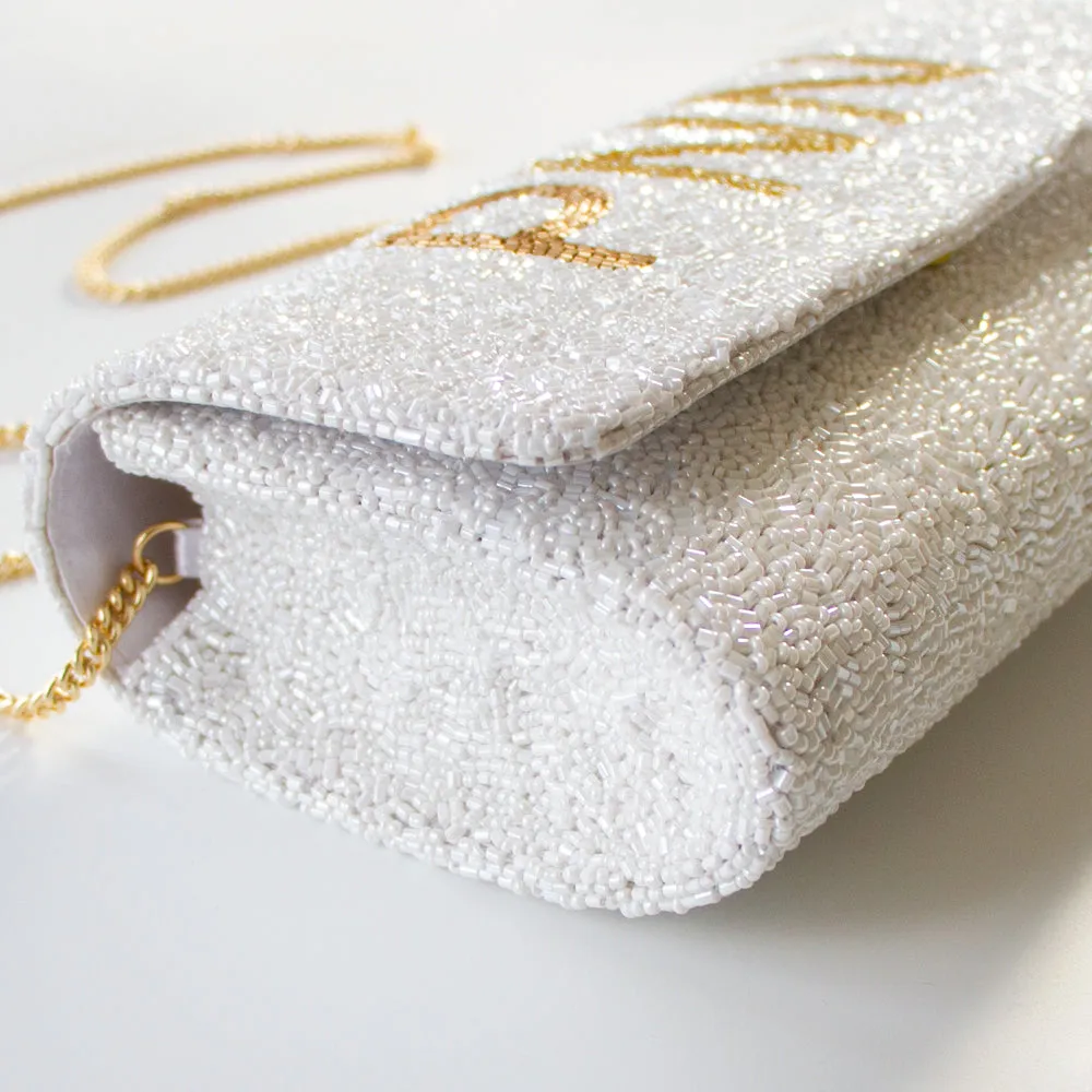 Custom Beaded Clutch Bags as Gift for Mom (FOG)