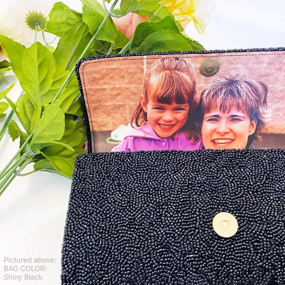 Custom Beaded Clutch Bags as Gift for Mom (FOG)