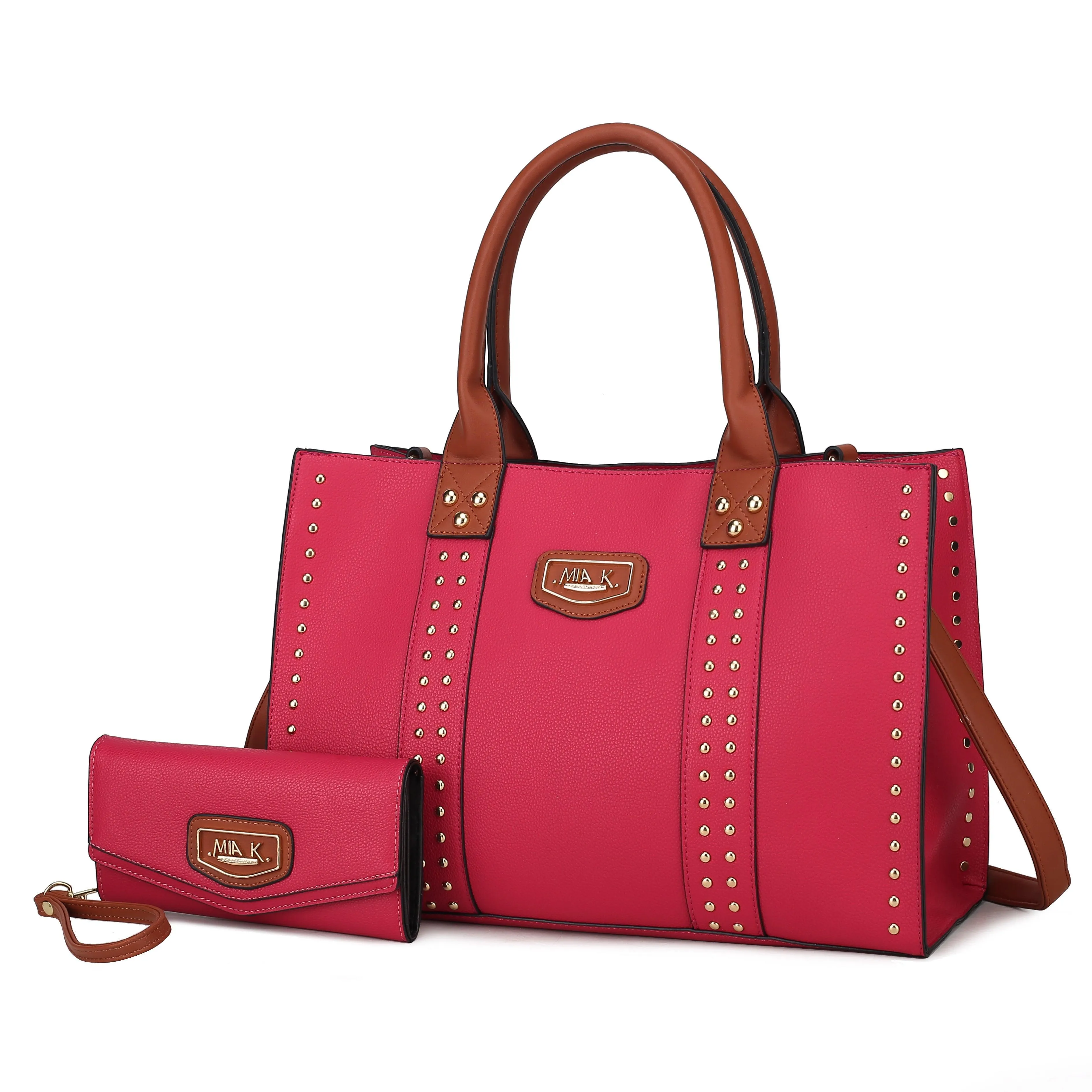 Davina Vegan Leather Women’s Tote Bag with wallet