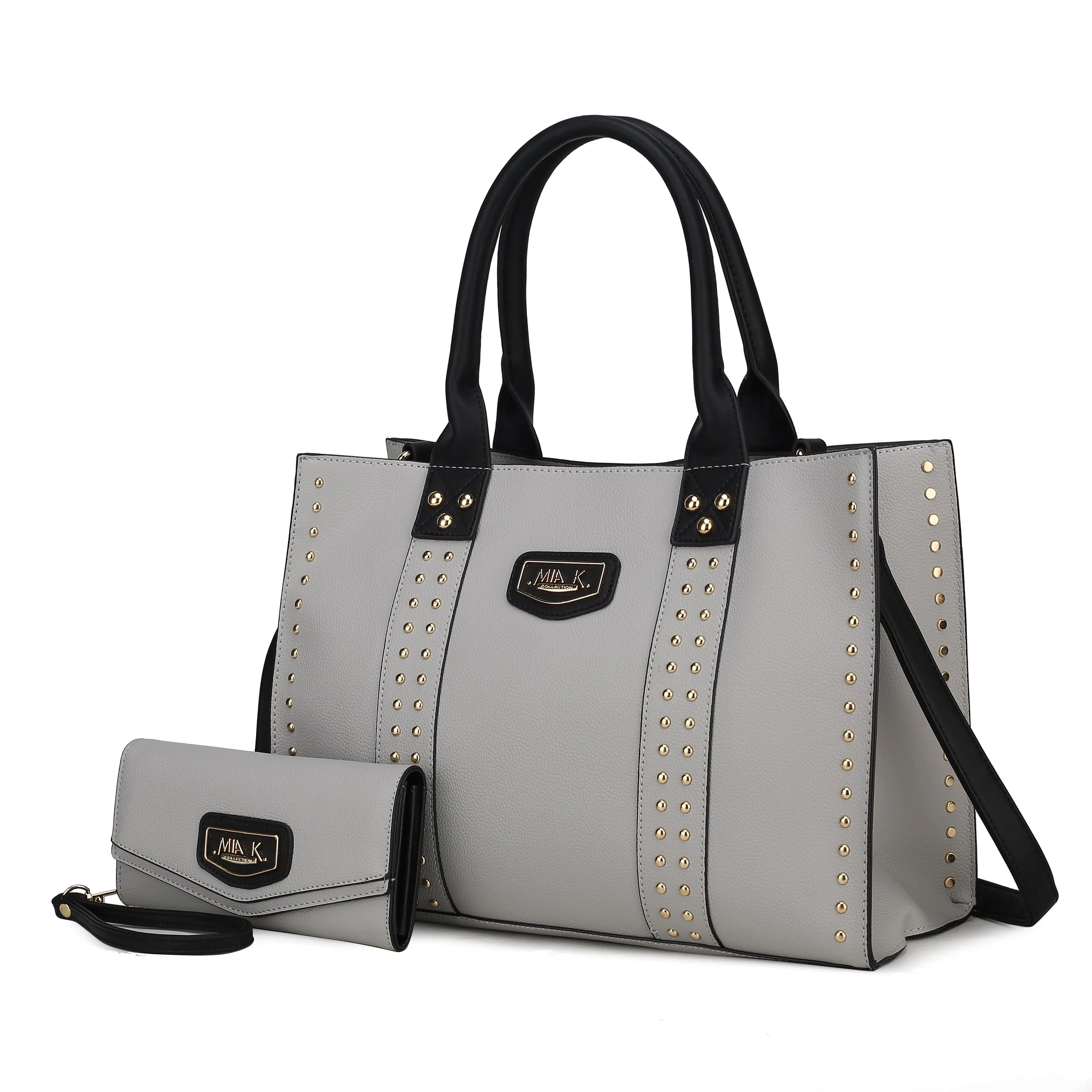 Davina Vegan Leather Women’s Tote Bag with wallet