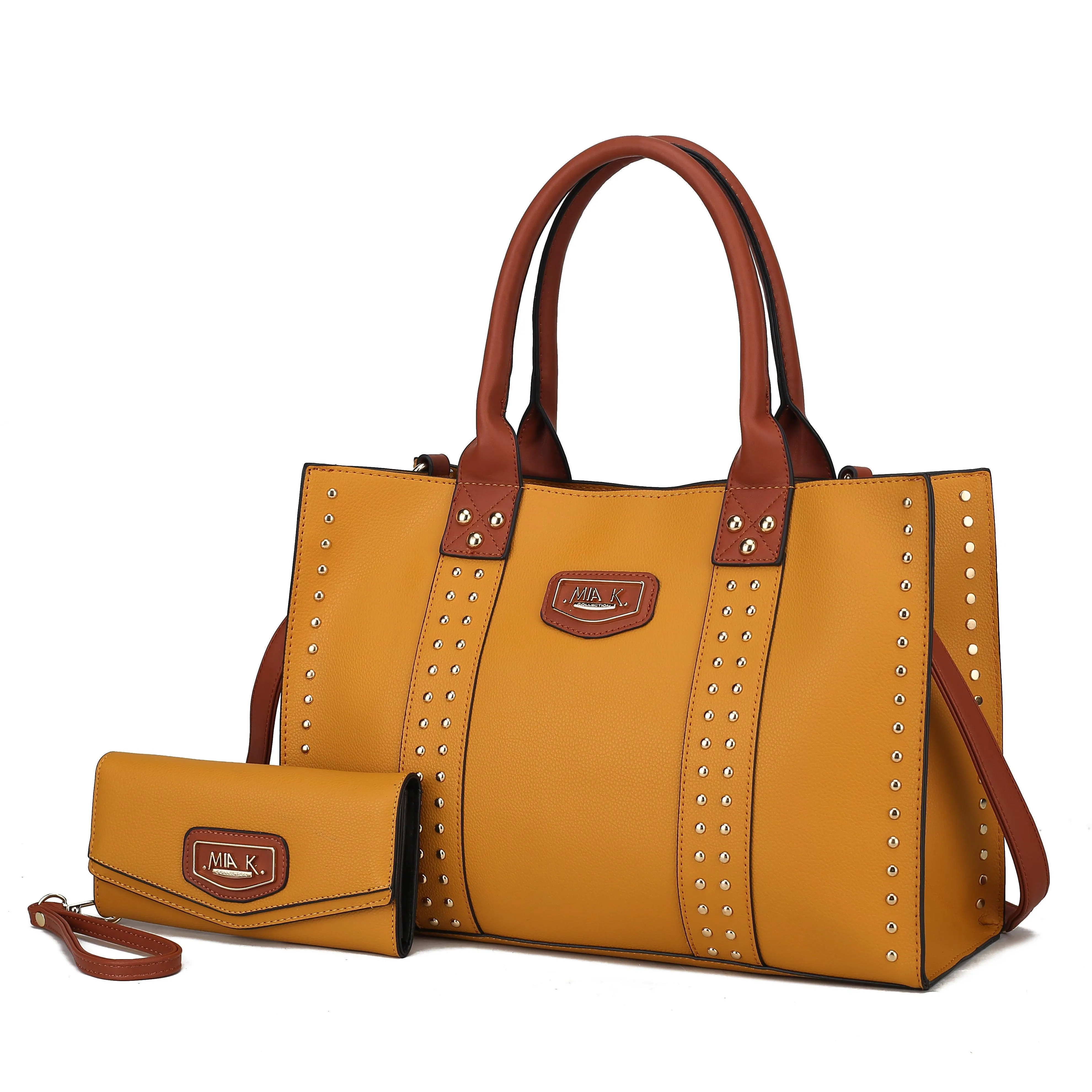 Davina Vegan Leather Women’s Tote Bag with wallet
