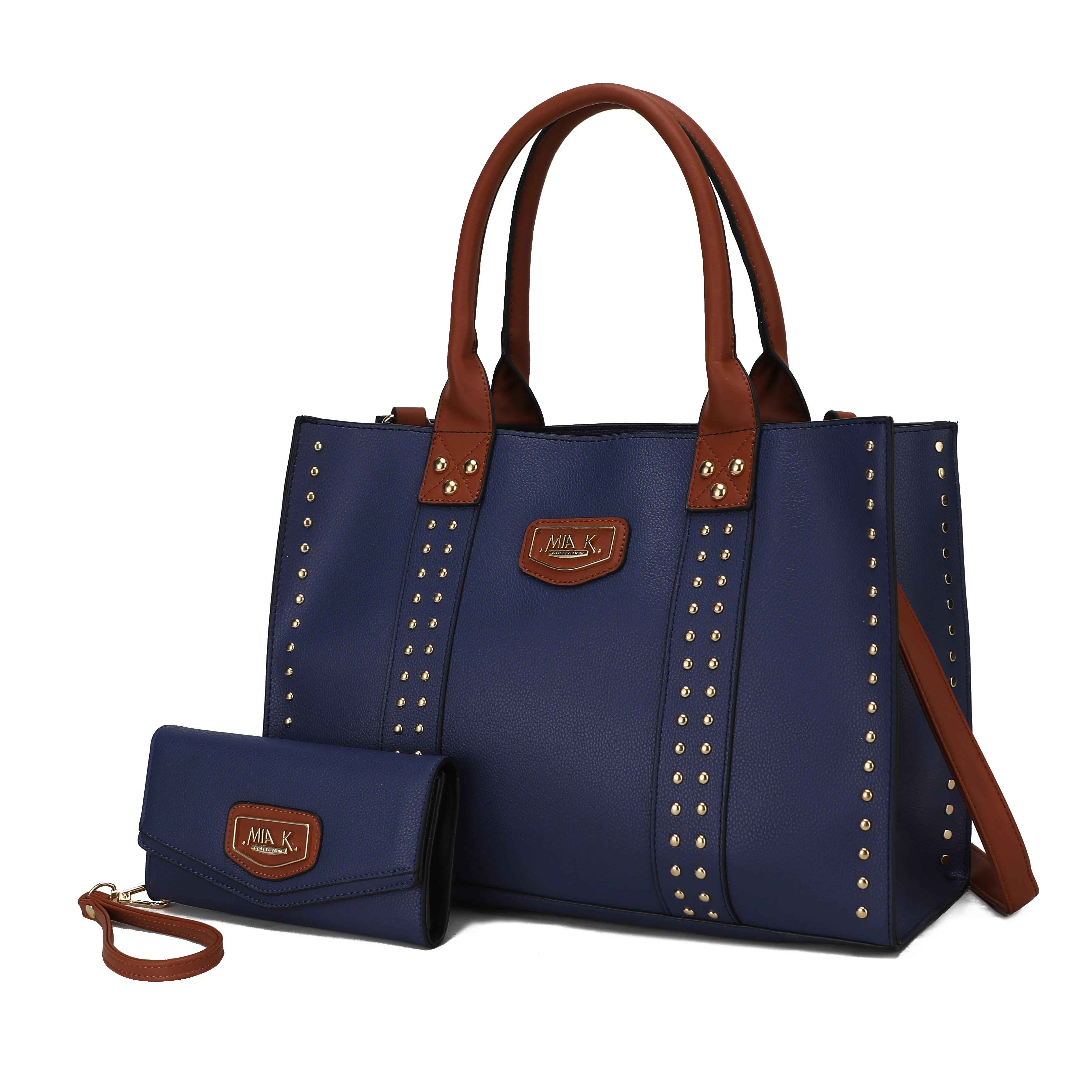 Davina Vegan Leather Women’s Tote Bag with wallet
