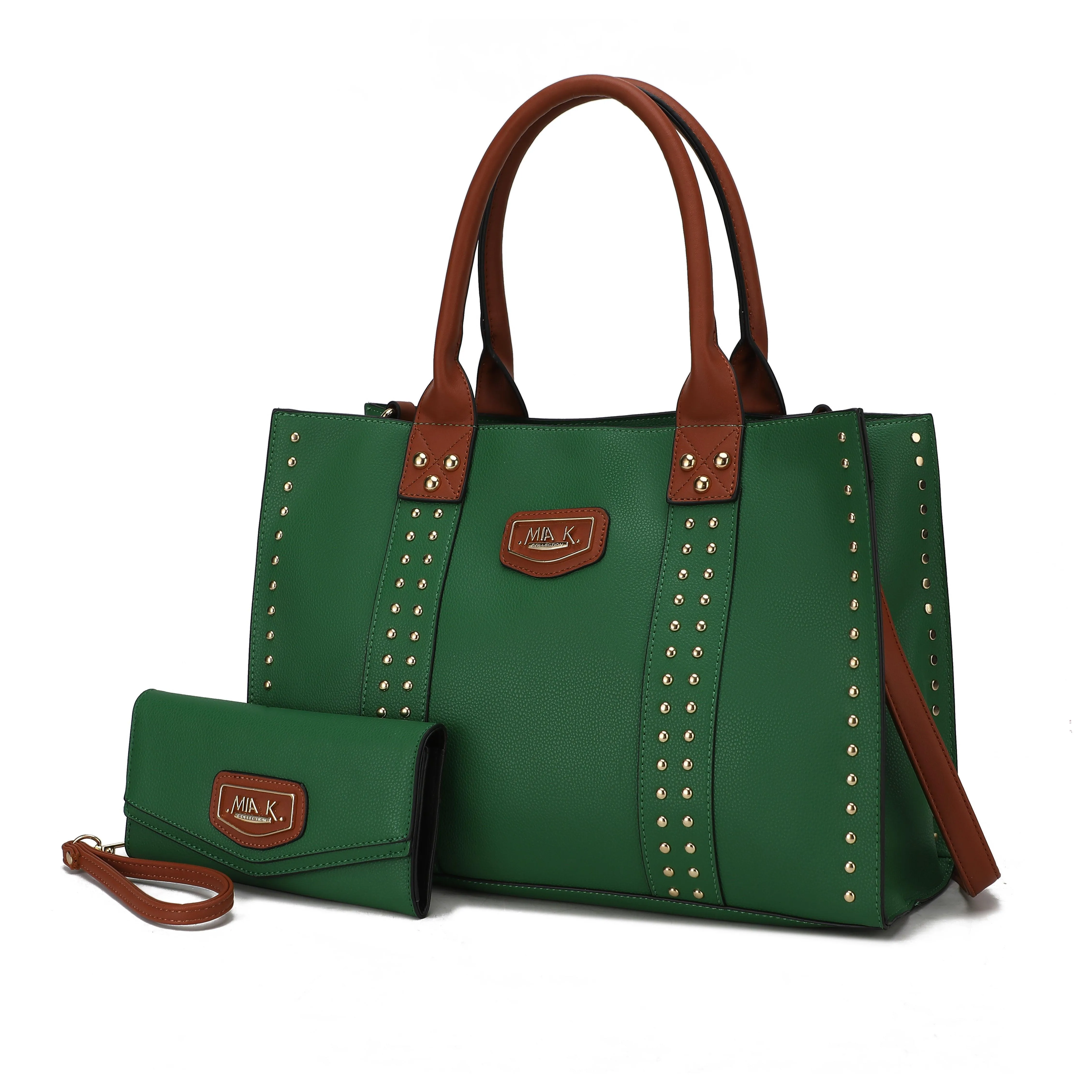Davina Vegan Leather Women’s Tote Bag with wallet