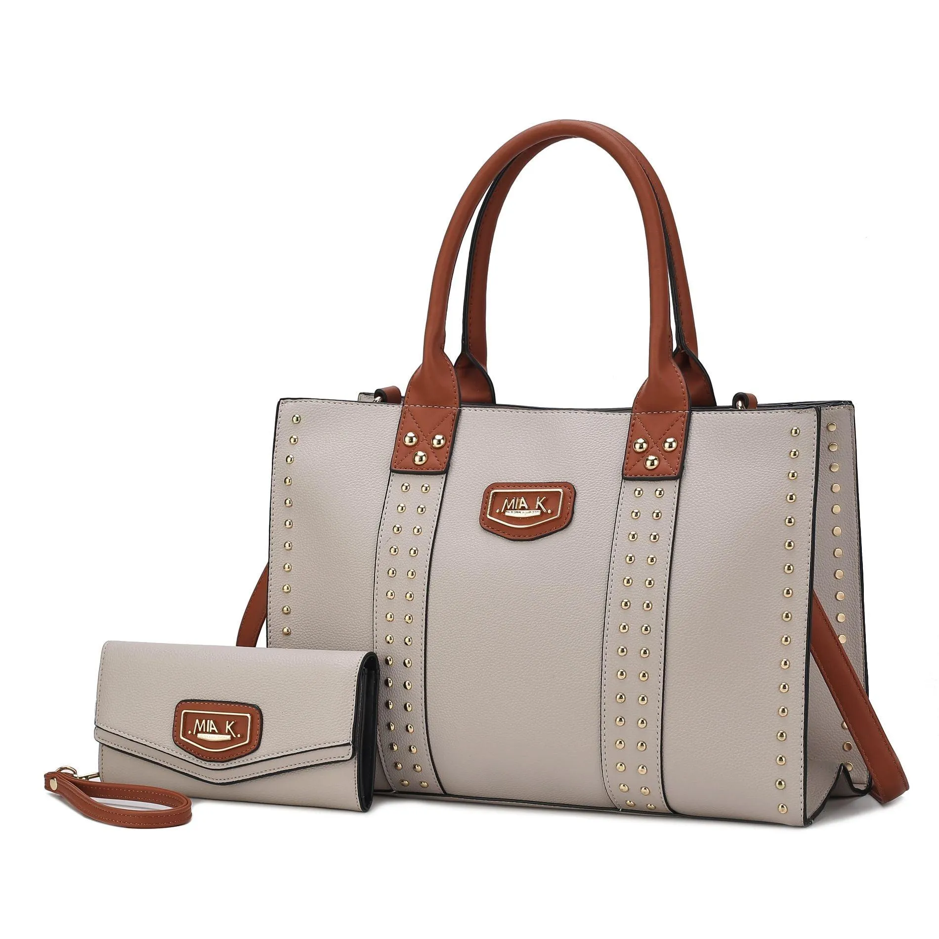 Davina Vegan Leather Women’s Tote Bag with wallet