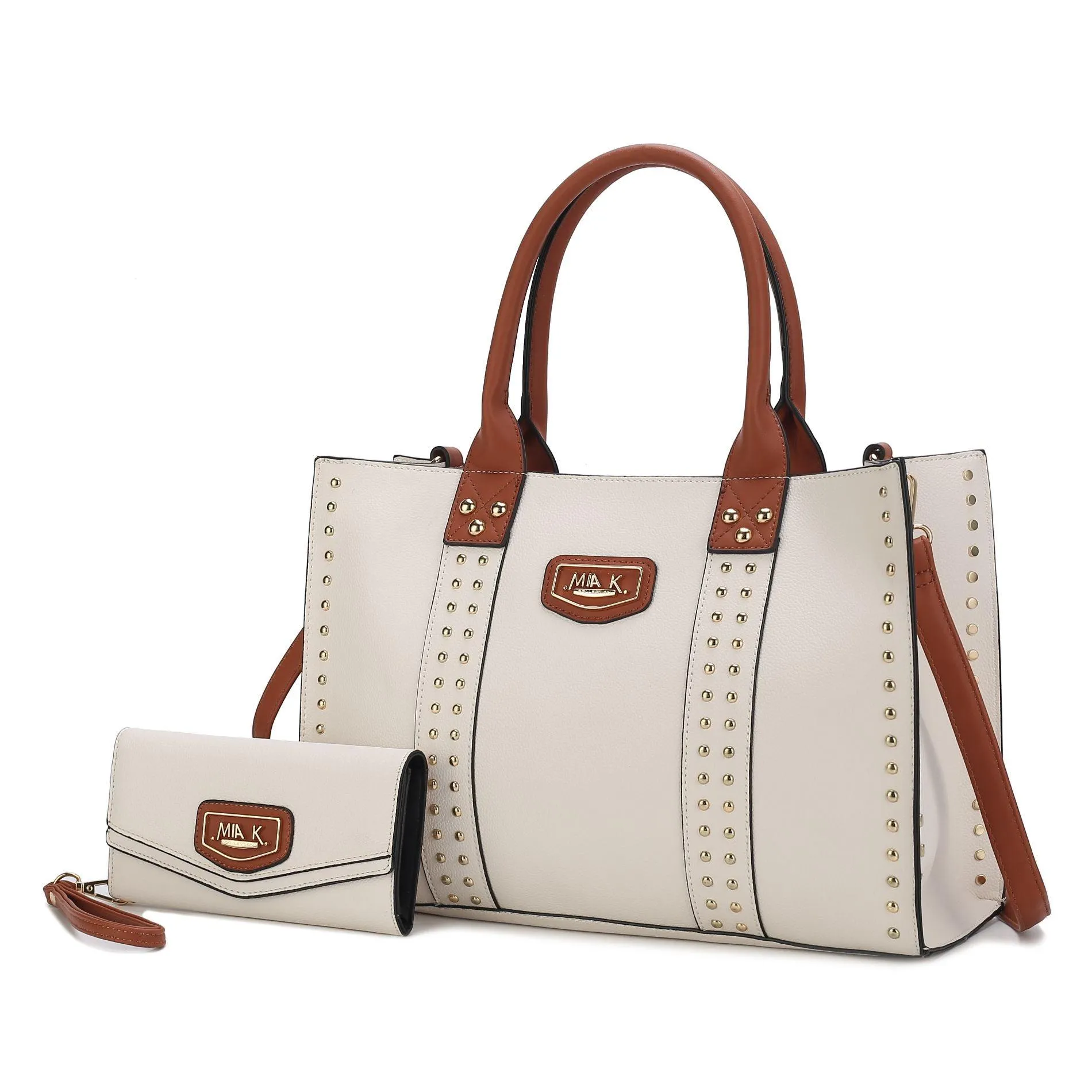 Davina Vegan Leather Women’s Tote Bag with wallet