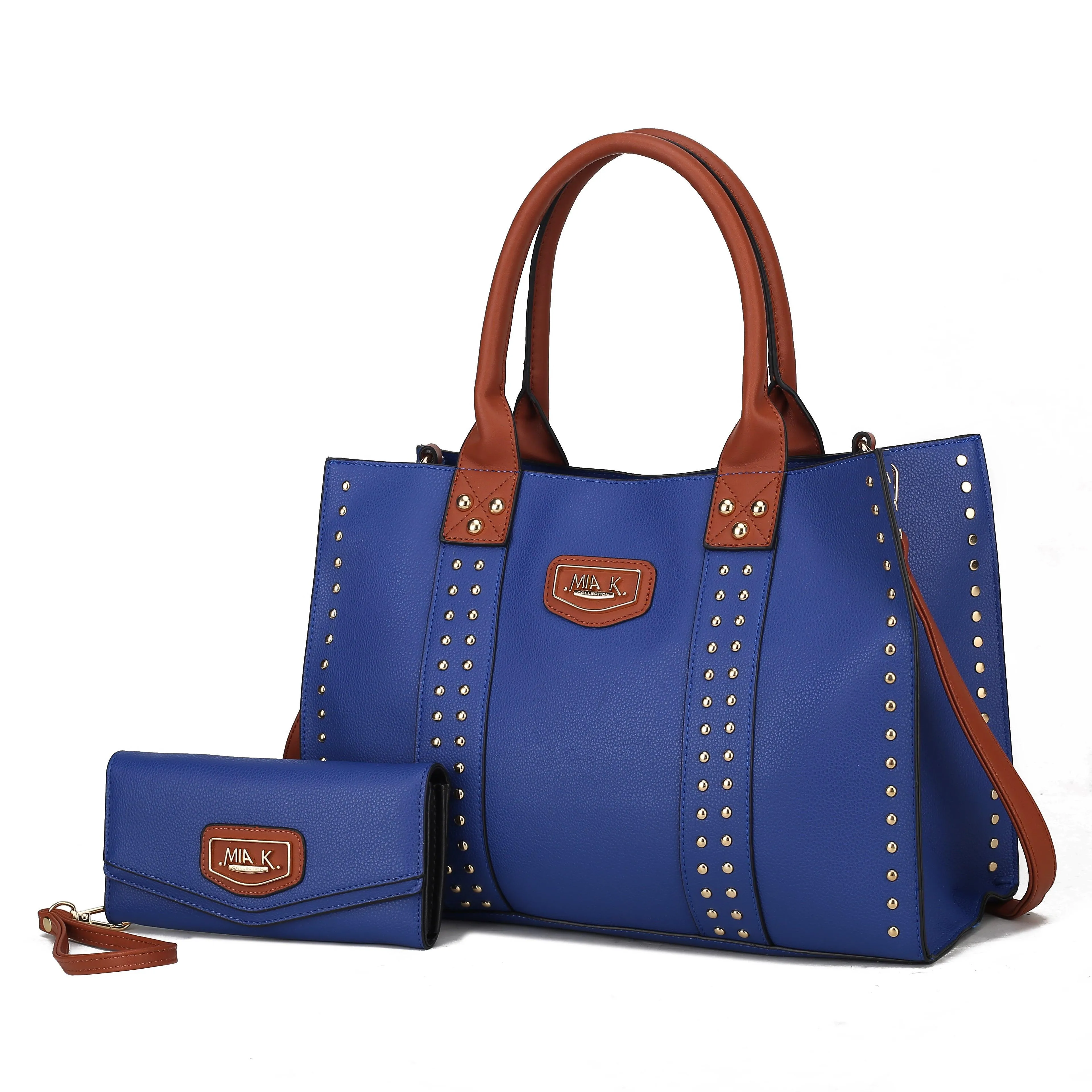 Davina Vegan Leather Women’s Tote Bag with wallet