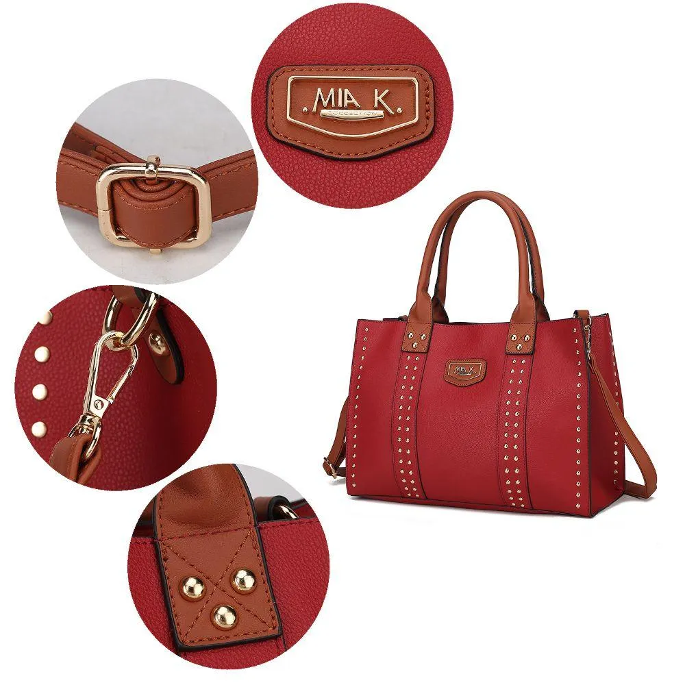 Davina Vegan Leather Women’s Tote Bag with wallet