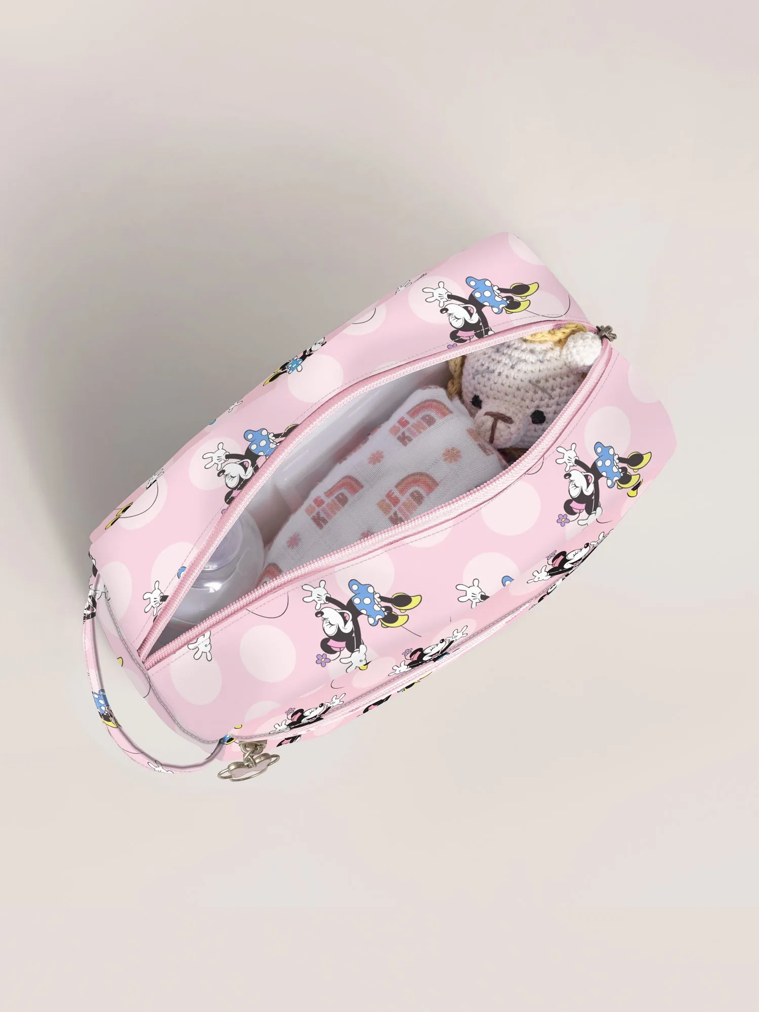 Disney Be More Minnie Be Dapper Pouch- Pink