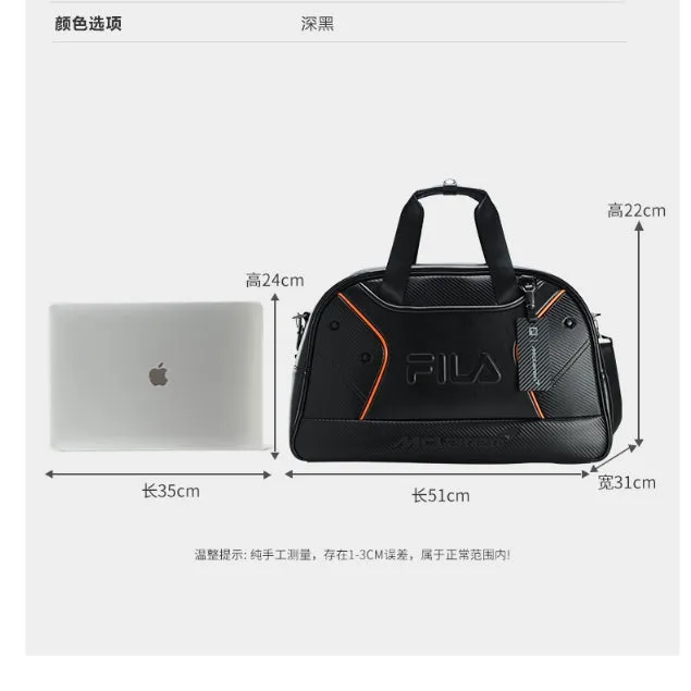 Black FILA CORE ATHLETICS Mens Golf HandBag - Enhanced Design and Functionality