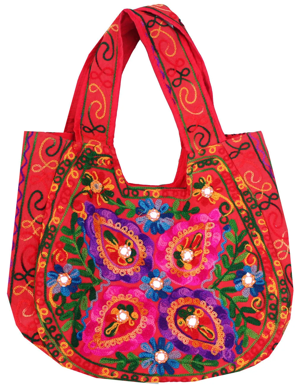 Handmade Womens Bohemian Hippie Gypsy Shoulder Bag Indian Clothing