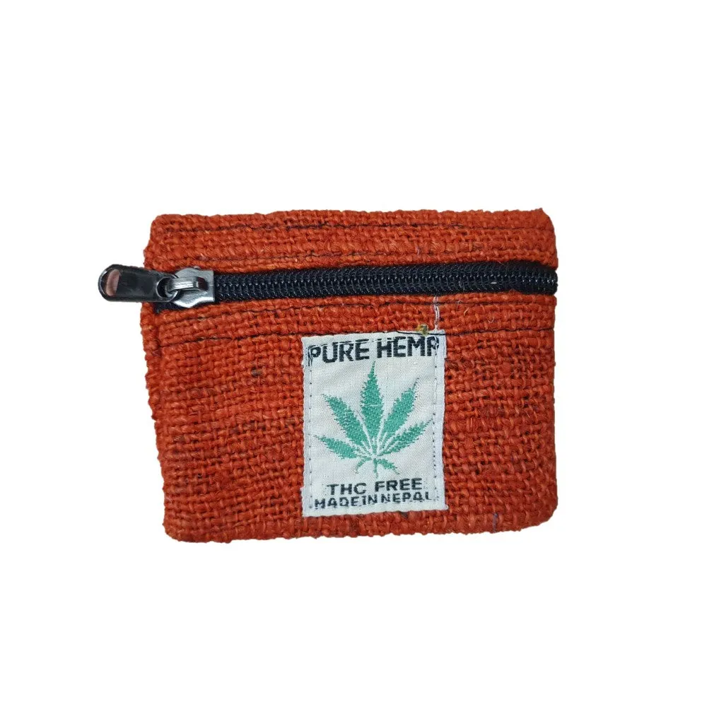 hemp coin purse