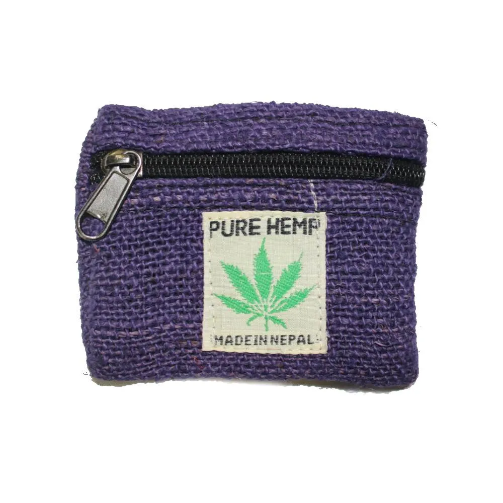 hemp coin purse