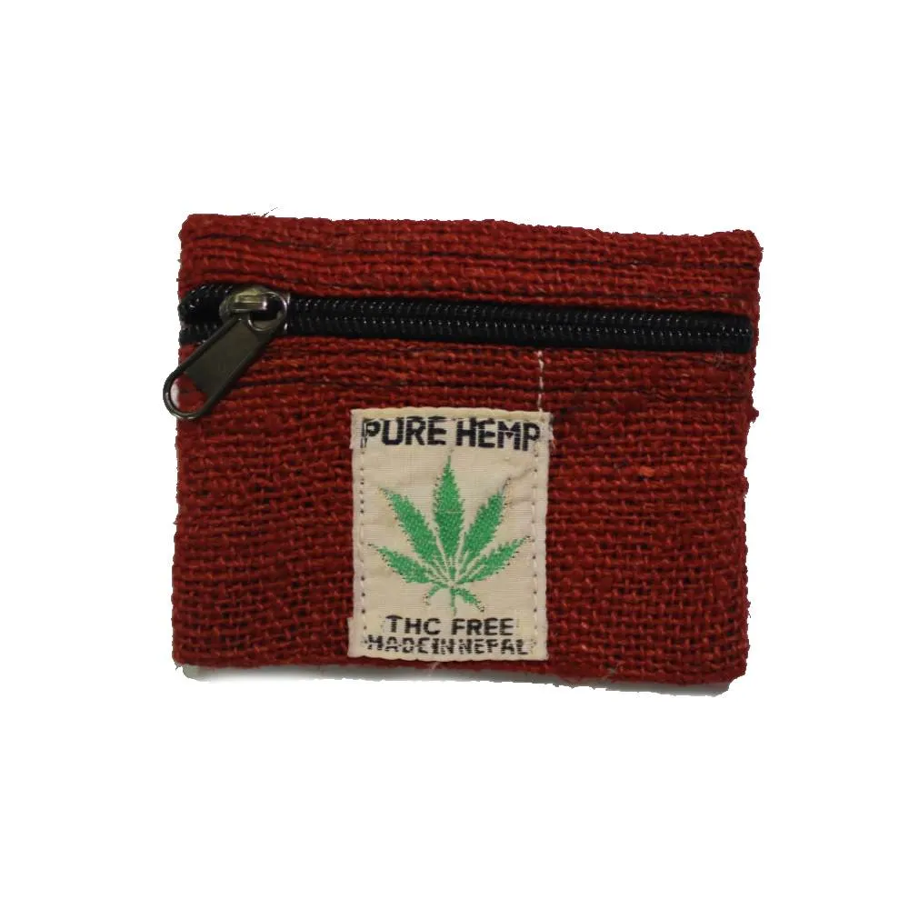 hemp coin purse