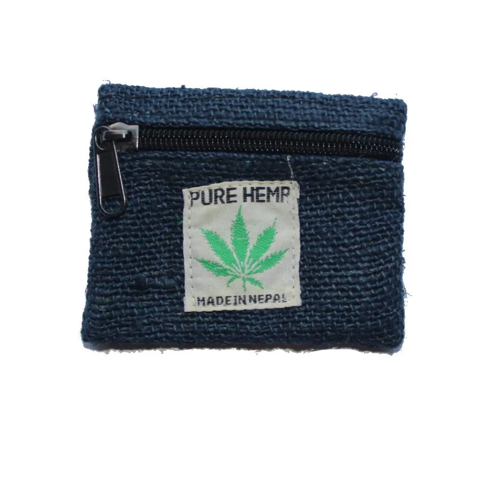 hemp coin purse