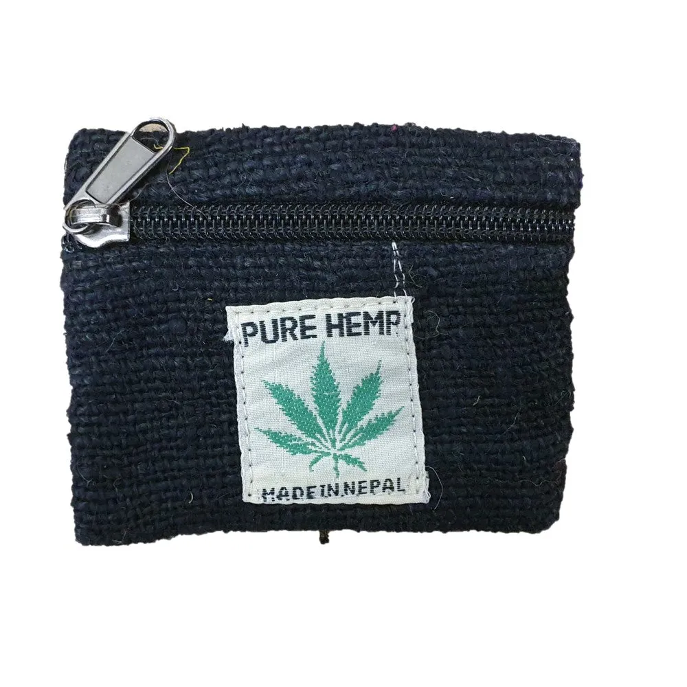 hemp coin purse