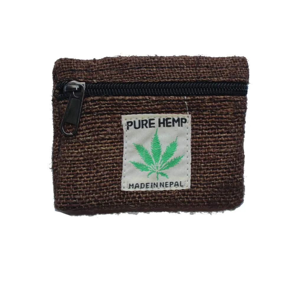 hemp coin purse