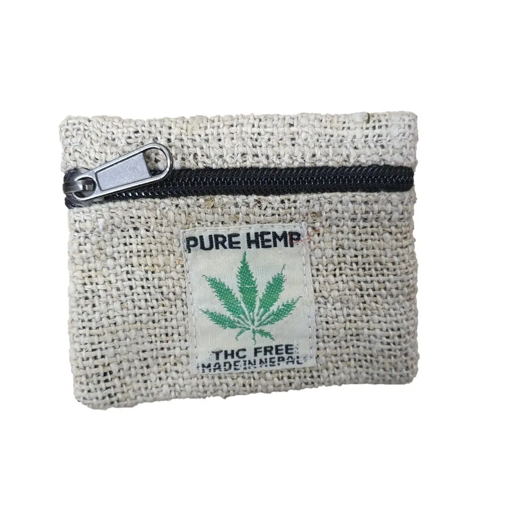 hemp coin purse