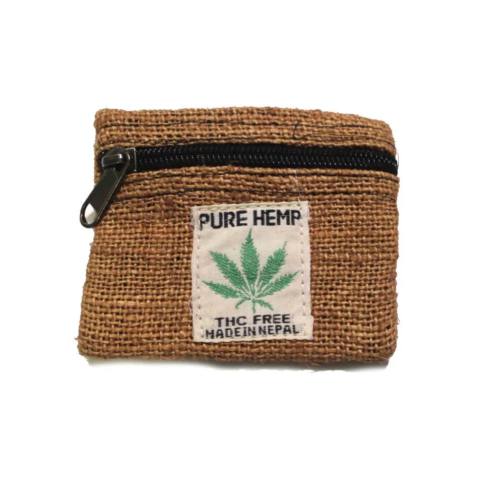 hemp coin purse