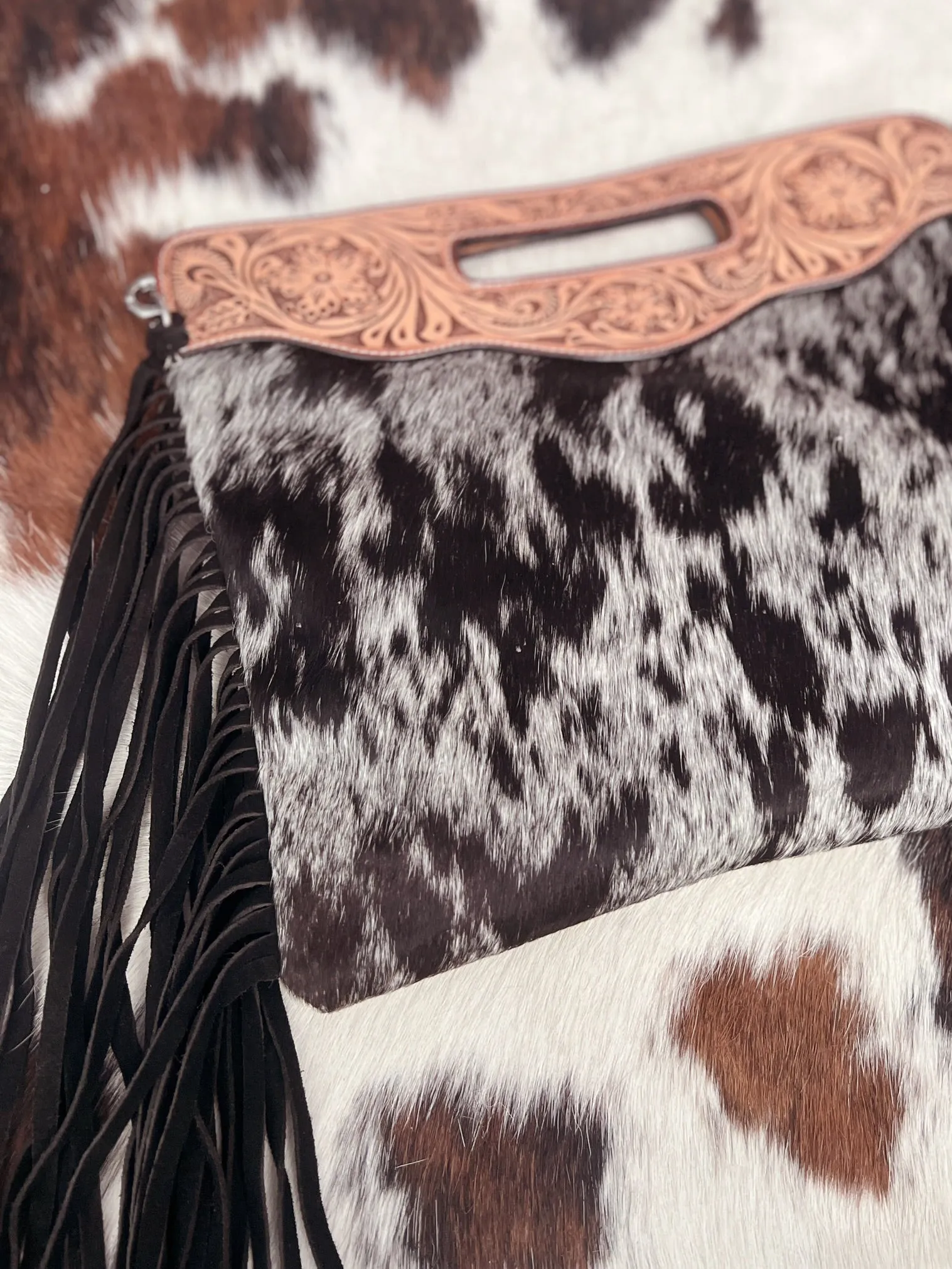 Holstein Heaven Clutch Bag