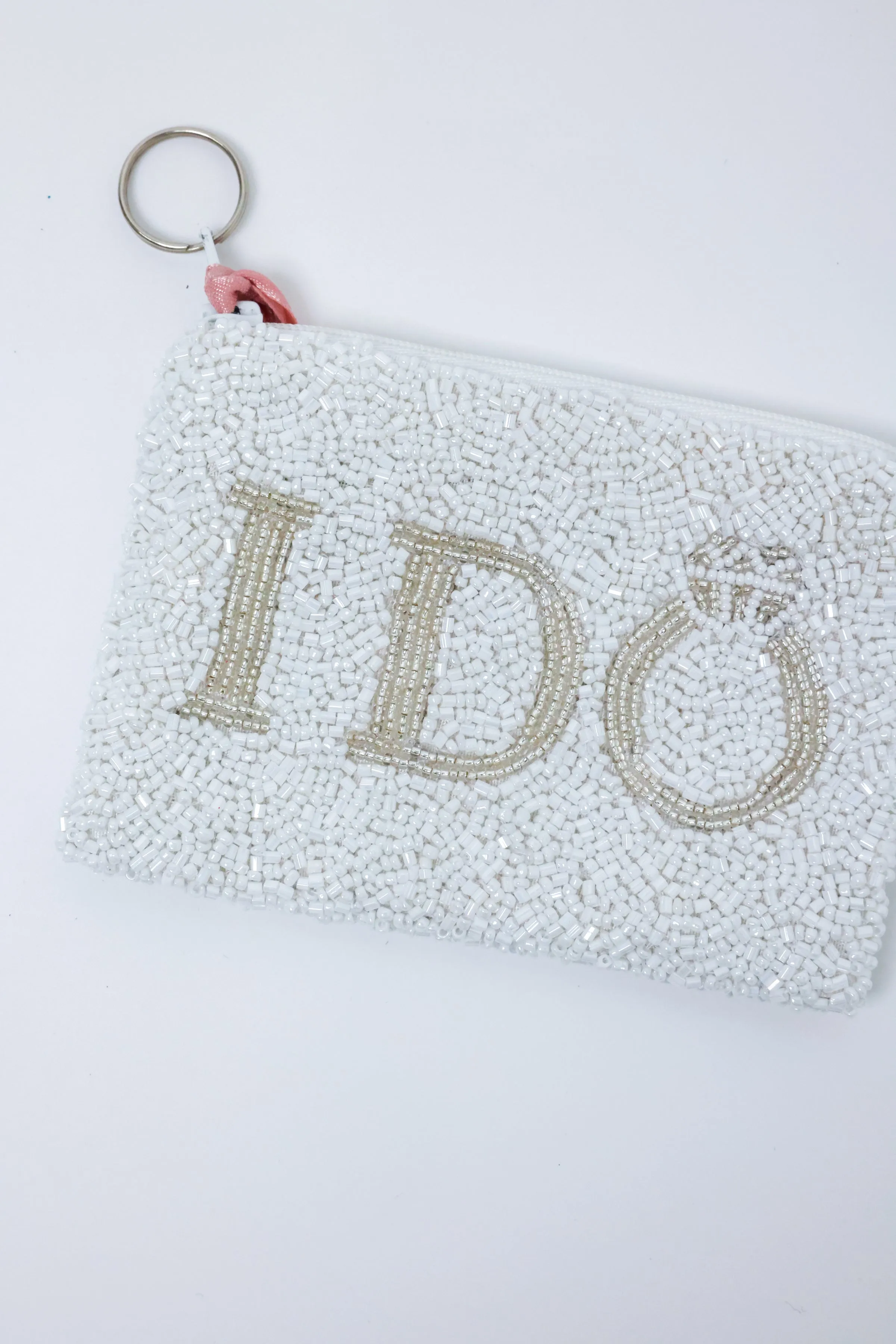 I DO Beaded Coin Purse
