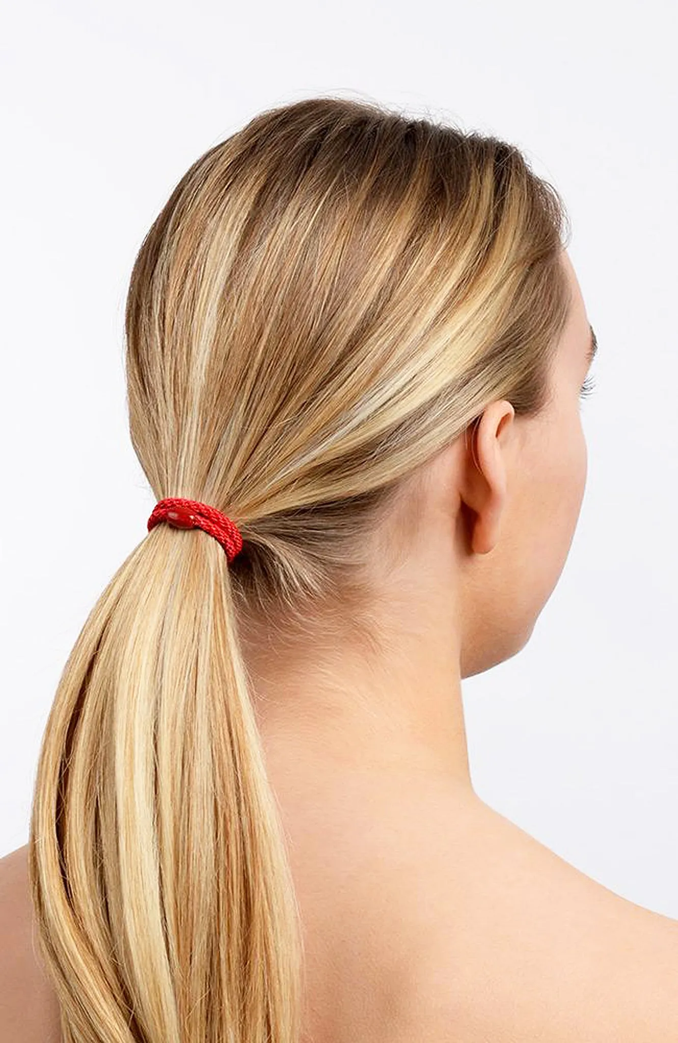 L. Erickson Narrow Grab and Go Ponytail Holder Hair Ties in Resort 12 Pack