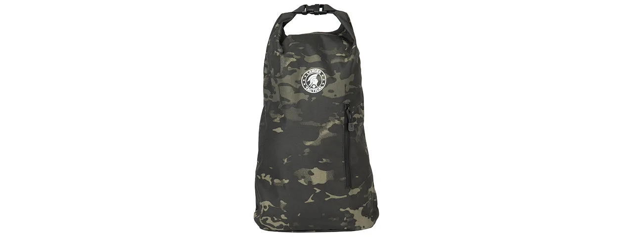 Lancer Tactical 1000D Nylon Tactical Barrel Backpack (Camo Black) Airsoft Gun Accessories
