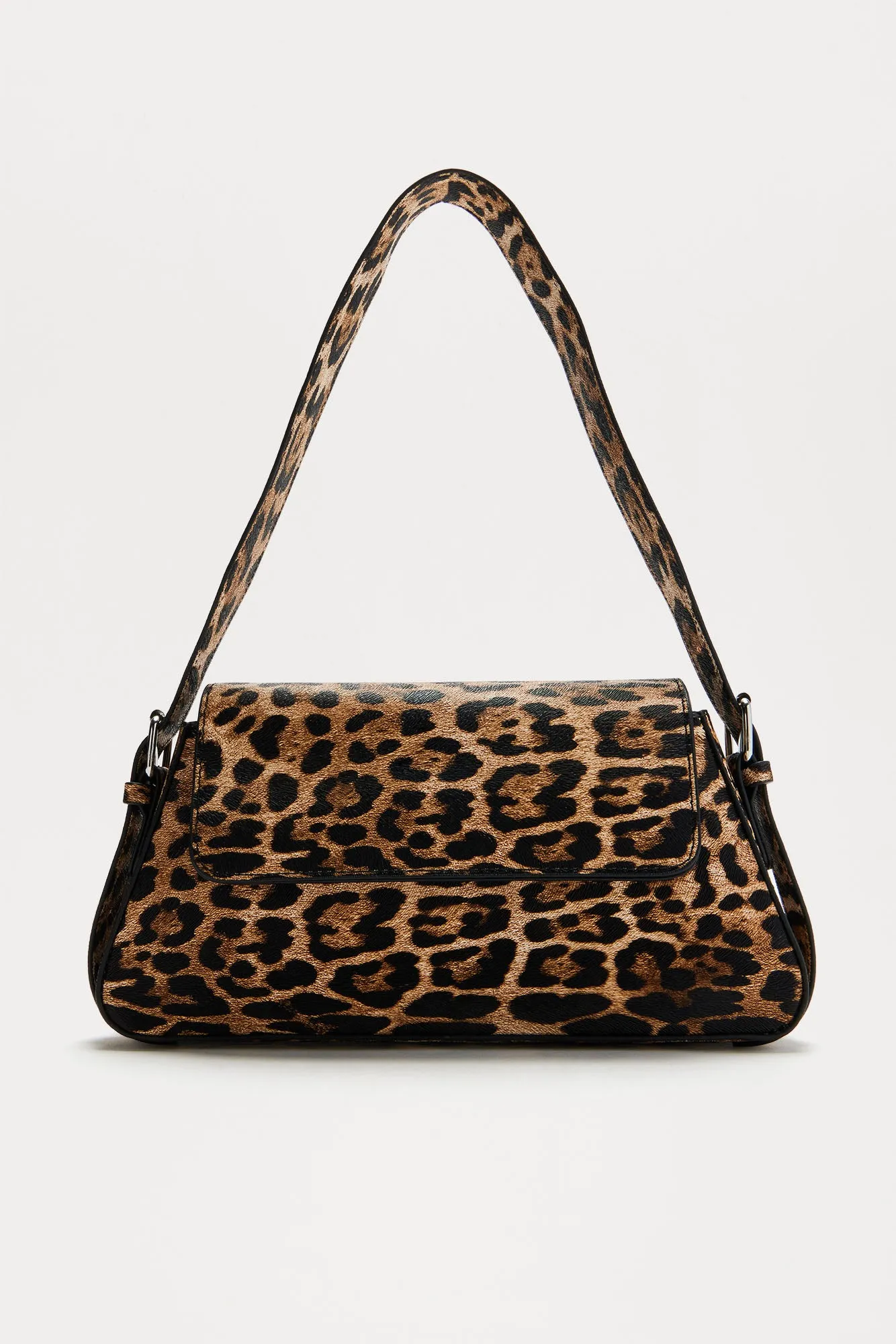 Lisa Leopard Handbag - Brown/combo