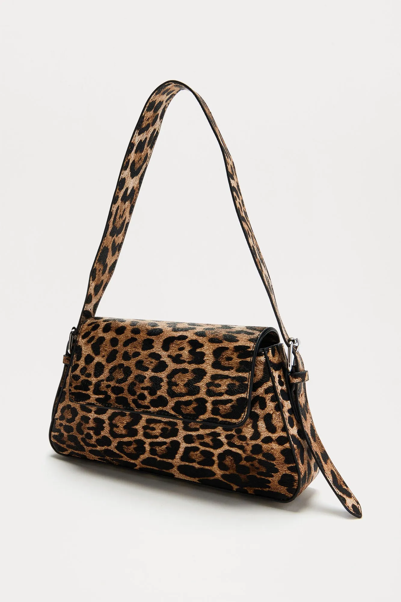 Lisa Leopard Handbag - Brown/combo