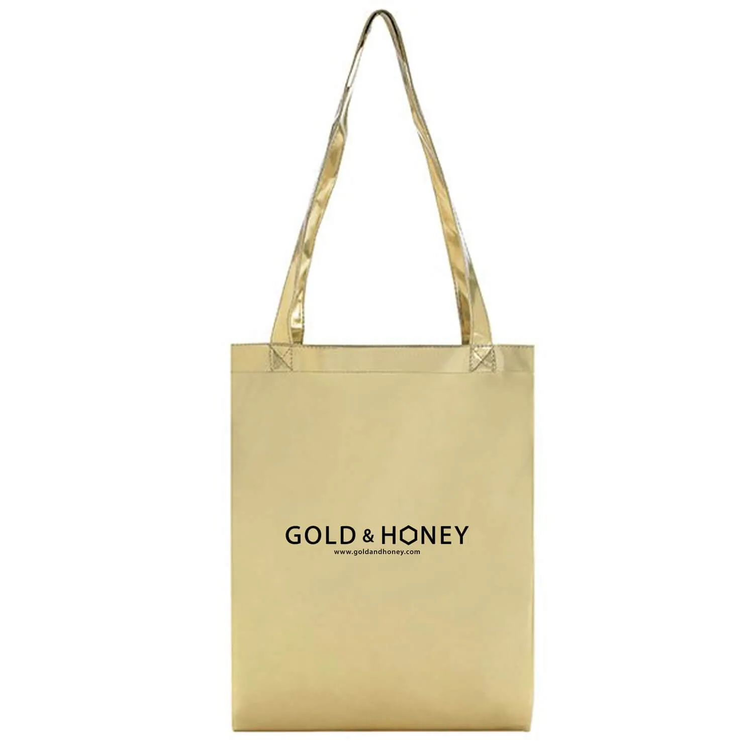 Metallic Gold Tote Bag