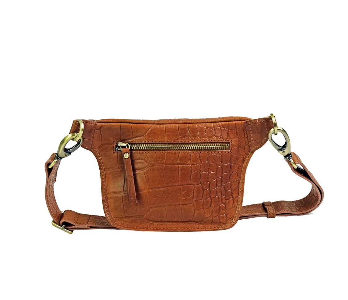 O My Bag - Beck's Bum Bag Cognac Croco