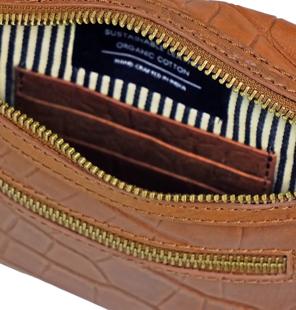 O My Bag - Beck's Bum Bag Cognac Croco