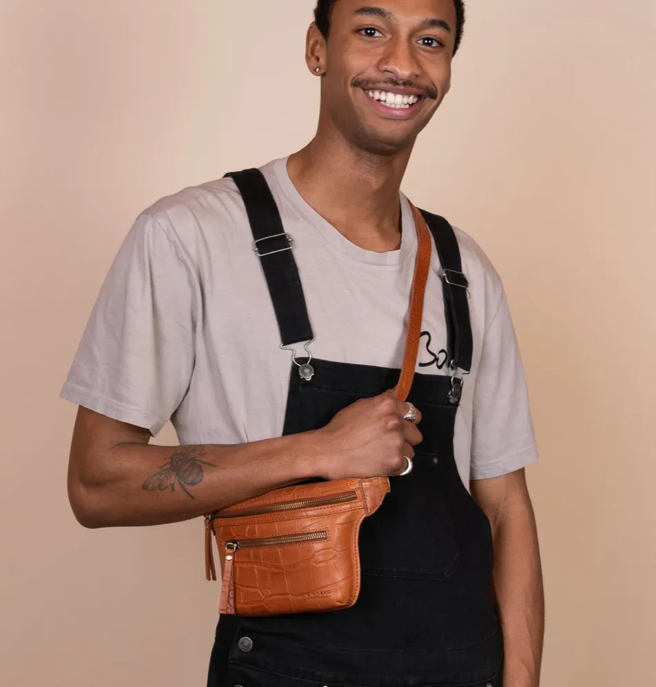 O My Bag - Beck's Bum Bag Cognac Croco