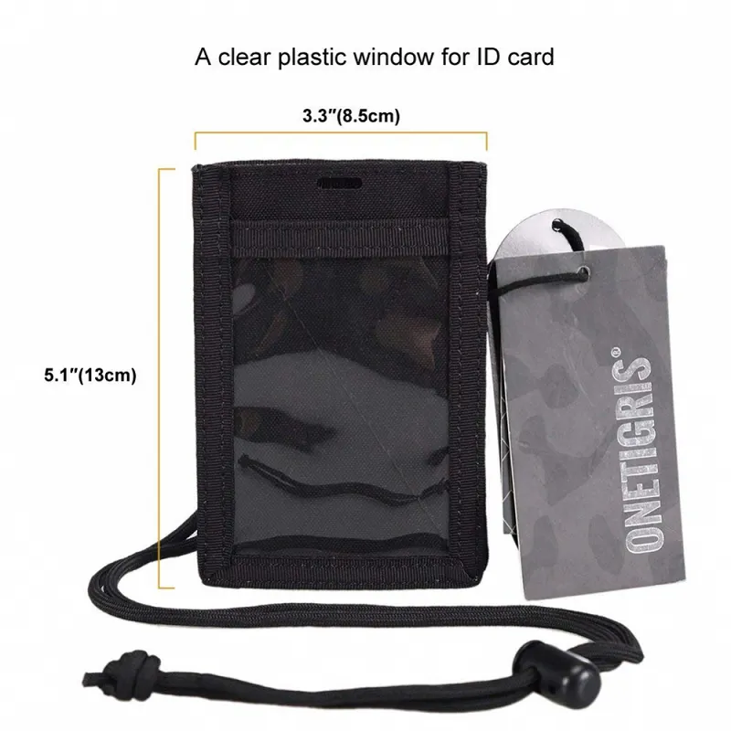 ONE TIGRIS SHOT PUT ID CARD HOLDER - RANGER GREEN
