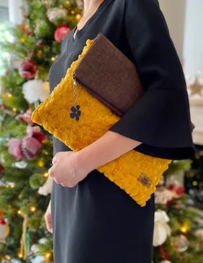Painted Daisy Clutch bag