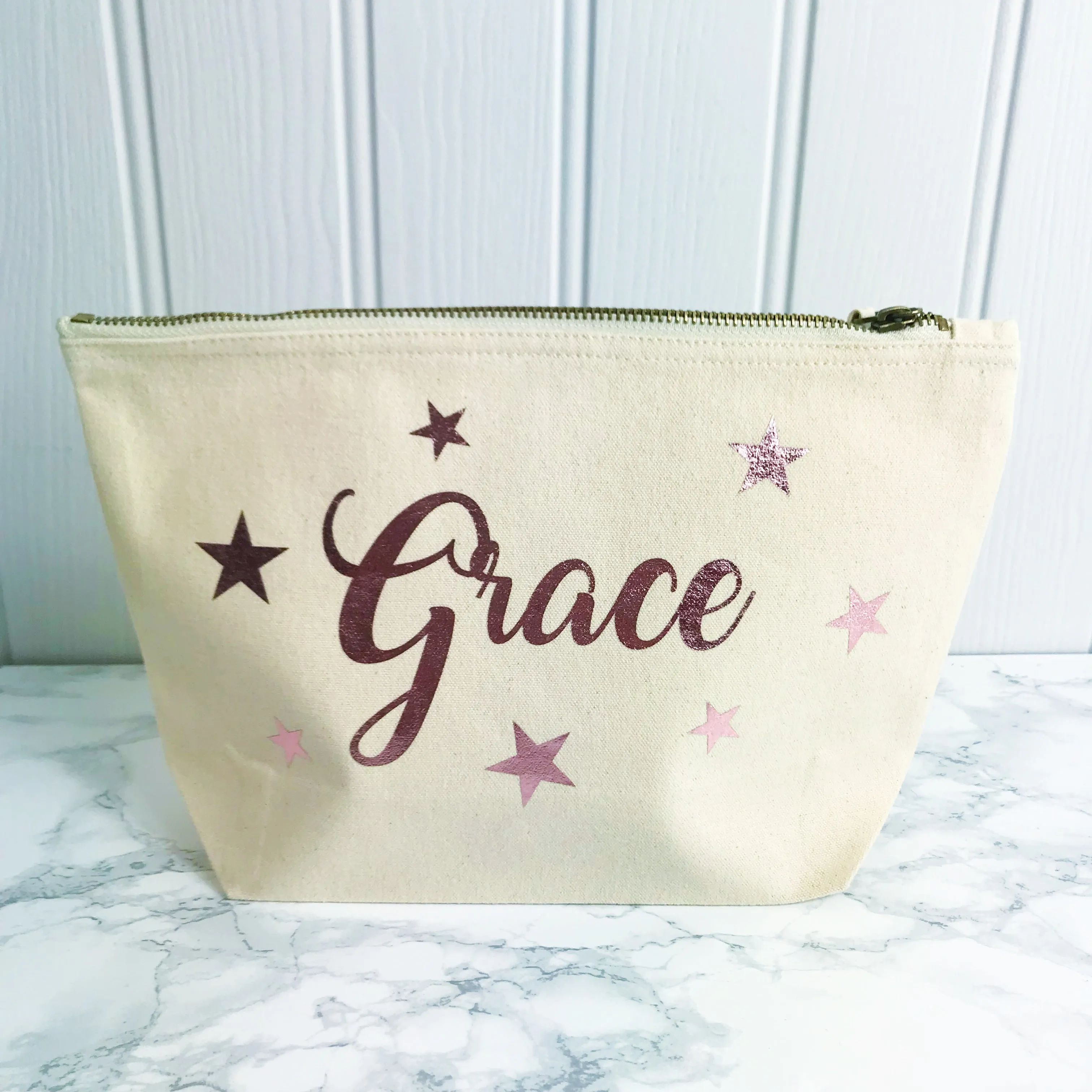 Sparkle Star Make Up Toiletries Bag - Perfect Gift for Girls Mums &  Friends