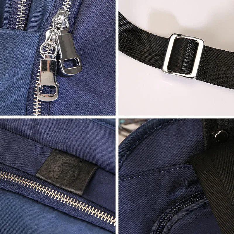 Travel backpack unisex outdoor nylon waterproof medium anti-theft