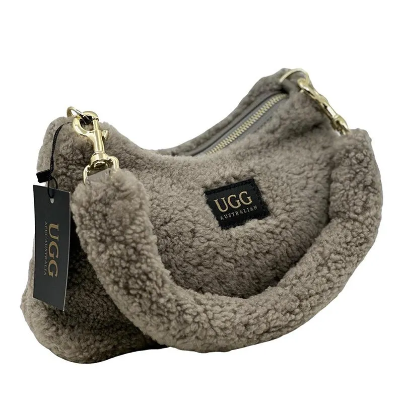 Luxurious UGG Elora Genuine Sheepskin Handbag for Women