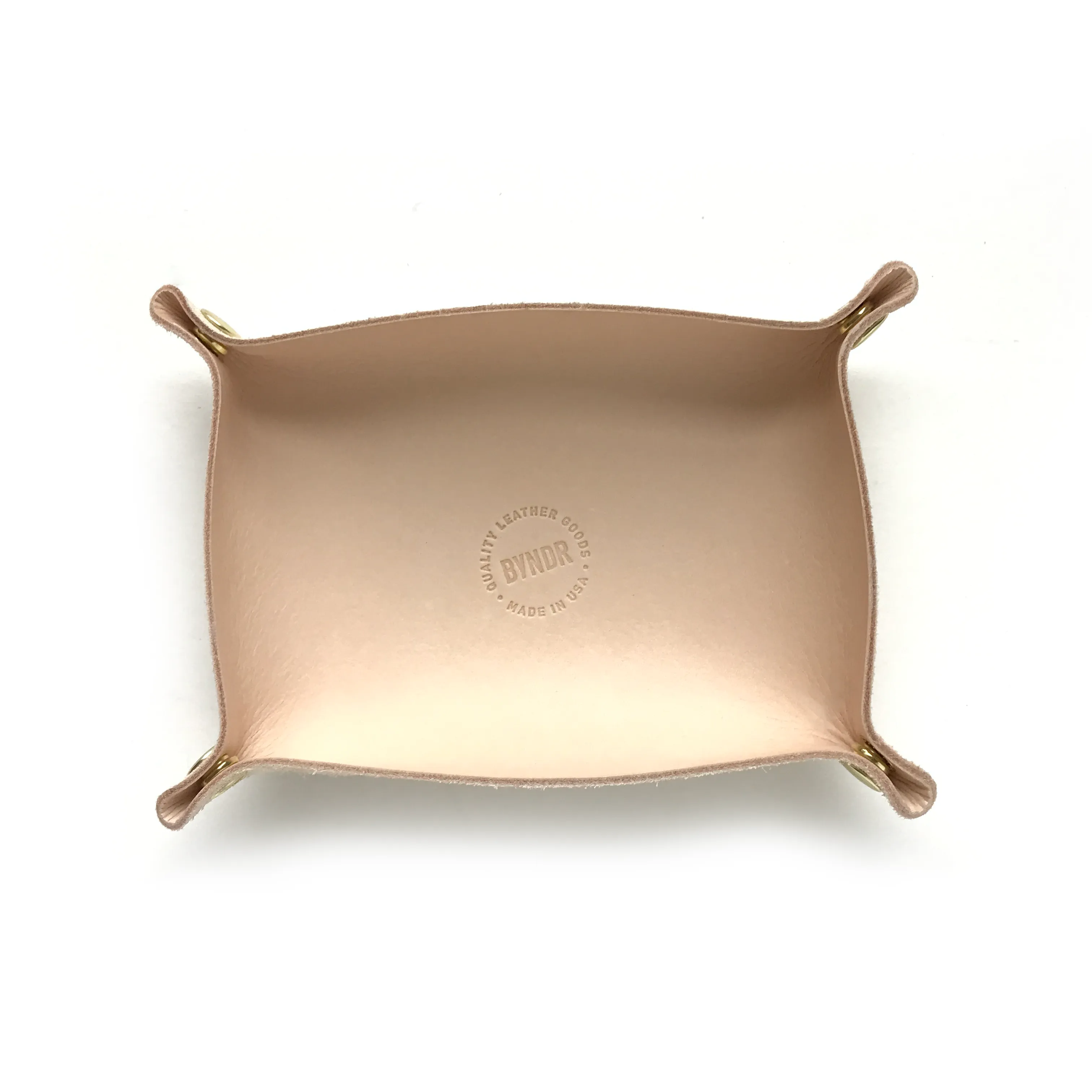 Valet Tray - Natural Vegetable Tanned